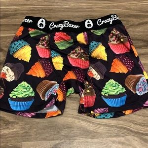 Cupcake crazy boxer briefs